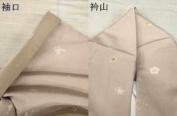 平和屋着物●洗える最高級着物　＜英＞はなぶさ謹製　小紋　舞花文　洗える着物　AABK3085ck