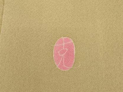 平和屋着物●本加賀友禅作家　南克治　訪問着　枝花文　正絹　逸品　AABK3100ck