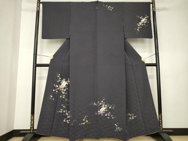 平和屋着物●訪問着　誰が袖唐草文　金糸　金彩　正絹　逸品　AABK3105ck