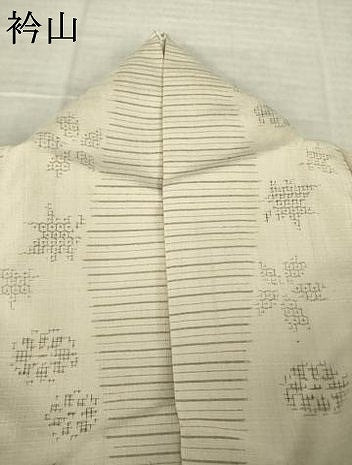 平和屋着物●真綿結城紬　80亀甲　花間道　やまと金ラベル　証紙付き　正絹　逸品　AABK3106ck