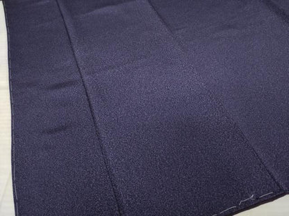 平和屋着物●上質な小紋　霞文　鬼しぼ縮緬　正絹　逸品　未使用　AABK3114ck