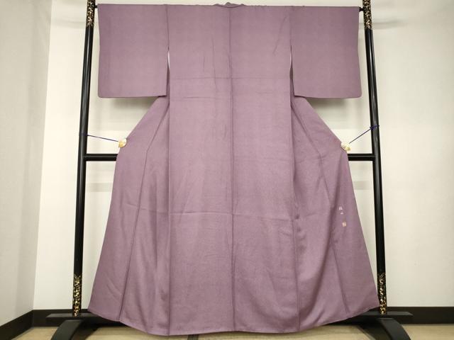 平和屋着物●江戸小紋 作家物 鮫小紋柄 やまと誂製 正絹 逸品 AABK3121ck