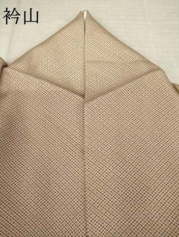 平和屋着物●江戸小紋 菱文 正絹 逸品 AABK3122ck