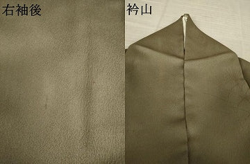 平和屋着物●訪問着　駒刺繍　芝花文　暈し染め　金糸　金彩　正絹　逸品　AABK3123ck