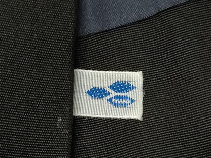 平和屋着物●男性　黒紋付　正絹　逸品　AABK3125ck