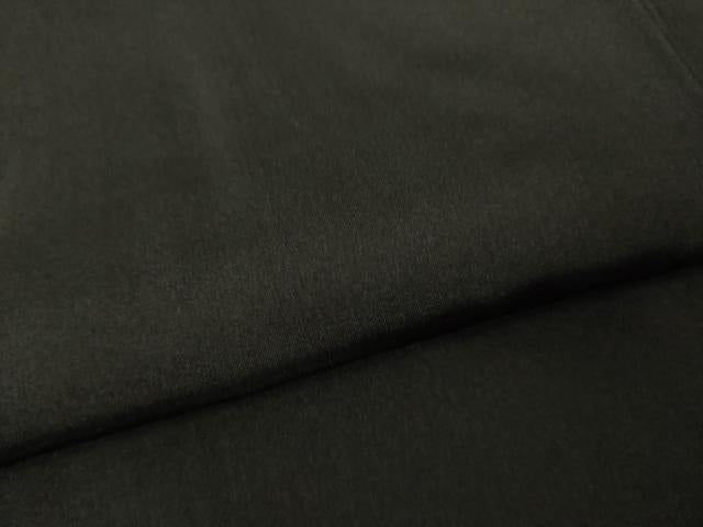 平和屋着物●男性　黒紋付　正絹　逸品　AABK3126ck