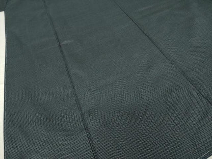 平和屋着物●男性　本場大島紬　アンサンブル　長襦袢(無双仕立て)セット　100亀甲　総詰め　正絹　逸品　AABK3128ck