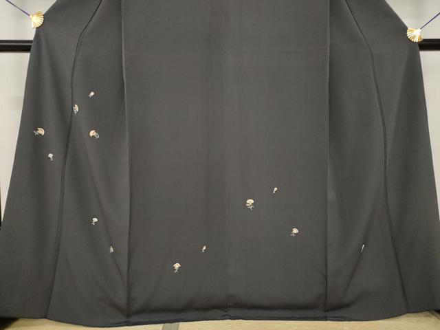 平和屋着物●訪問着　小花文　金彩　正絹　逸品　AABK3129ck
