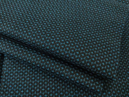 平和屋着物●男性　紬　アンサンブル　80亀甲　総詰め　正絹　逸品　AABK3130ck