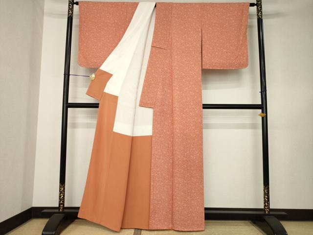 平和屋着物●重要無形文化財　人間国宝　中村勇二郎　江戸小紋　鳳凰　正絹　逸品　未使用　AABK3138ck