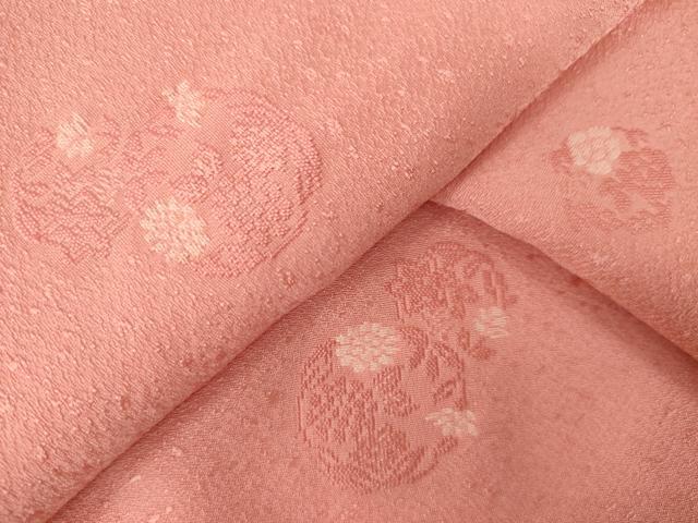 平和屋着物●上質な小紋　花丸文　正絹　逸品　未使用　AABK3152ck