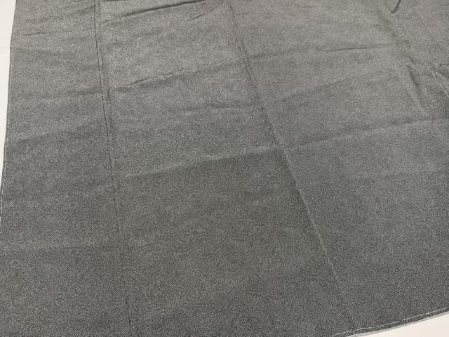 平和屋着物●江戸小紋　鮫小紋柄　黒地　さが美扱い　正絹　逸品　未使用　AABK3172ph