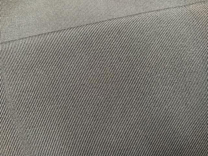 平和屋着物●伝統工芸師　服部光擴　江戸小紋　万筋　黒紅色×絹鼠色　正絹　逸品　AABK3174ph