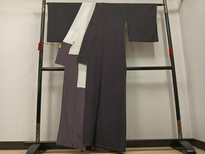 平和屋着物●江戸小紋　大小あられ　正絹　逸品　AABK3181ph