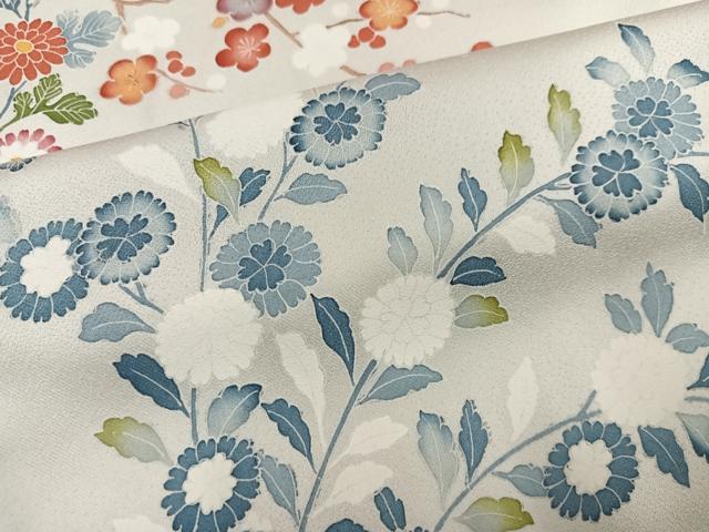 平和屋着物●豪華色留袖　友禅　作家物　飾花文　正絹　逸品　AABK3186ph