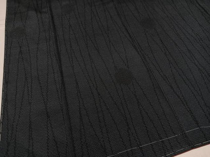 平和屋着物●本塩沢　110亀甲　亀甲文　正絹　逸品　未使用　AABK3189ph