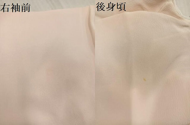 平和屋着物●長襦袢　無双仕立て　手描き　草花文　正絹　逸品　未使用　AABK3194ph