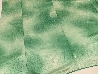 平和屋着物●上質な小紋　霞文　暈し染め　正絹　逸品　AABK3224ph