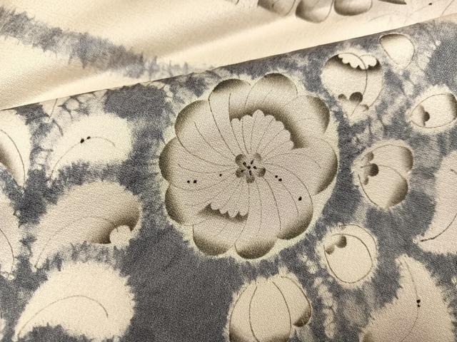 平和屋着物●日本工芸会正会員　絞りの小倉　辻が花の建亮　小倉建亮　訪問着　辻が花　高島屋扱い　正絹　逸品　AABK3244ph