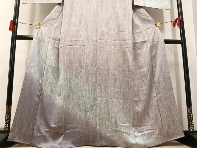 平和屋着物●訪問着　墨流し文様　暈し染め　正絹　逸品　AABK3249ph