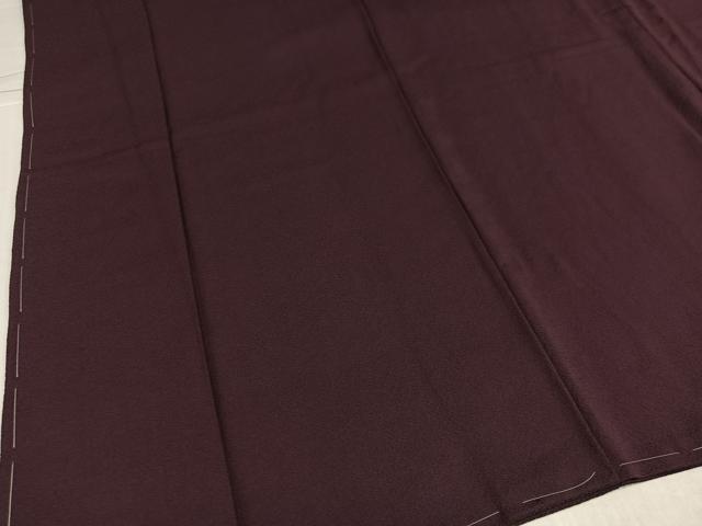 平和屋着物●上質な色無地　似せ紫色　正絹　逸品　未使用　AABK3251ph