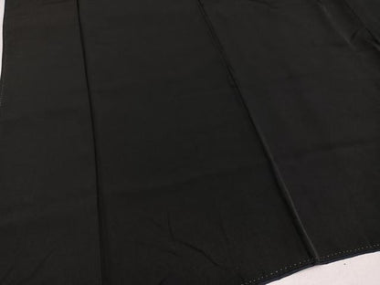 平和屋着物●男性　黒紋付・羽織セット　正絹　逸品　AABK3252ph