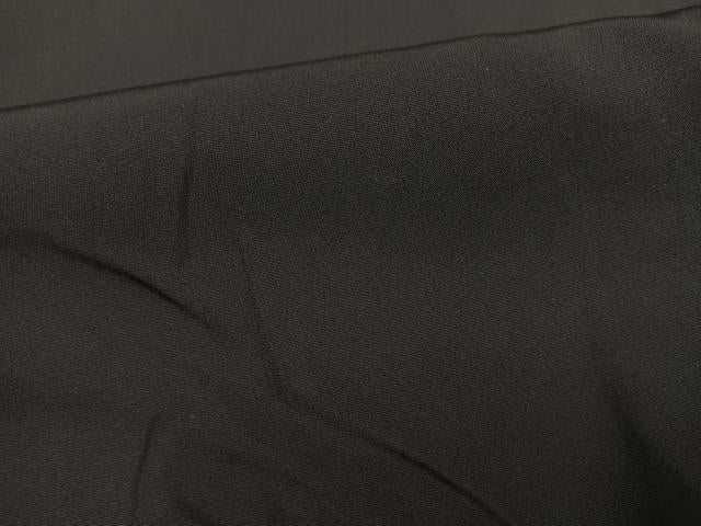平和屋着物●男性　黒紋付・羽織セット　正絹　逸品　AABK3252ph