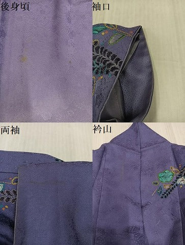 平和屋着物●訪問着　作家物　辻が花　正絹　逸品　AABK3261ph