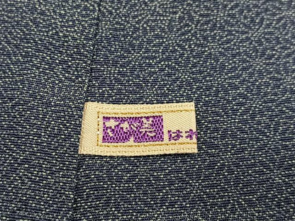 平和屋着物●上質な小紋　墨流し文様　さが美扱い　正絹　逸品　AABK3267ph