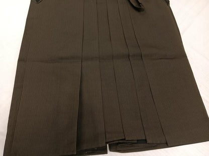 平和屋着物●男性　行灯袴　縞　正絹　逸品　AABK3273ph