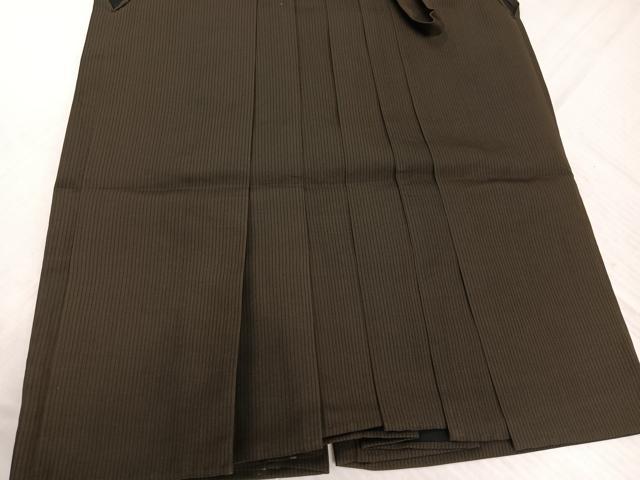 平和屋着物●男性　行灯袴　縞　正絹　逸品　AABK3273ph