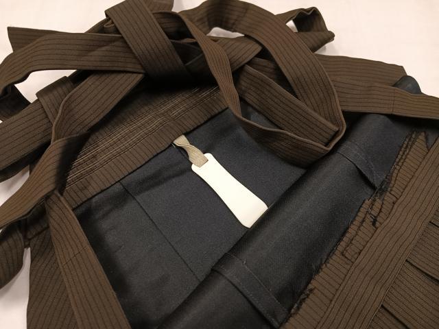 平和屋着物●男性　行灯袴　縞　正絹　逸品　AABK3273ph