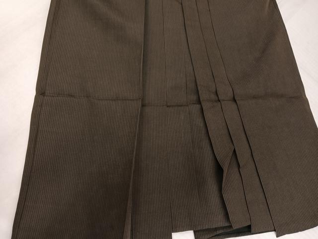 平和屋着物●男性　行灯袴　縞　正絹　逸品　AABK3275ph