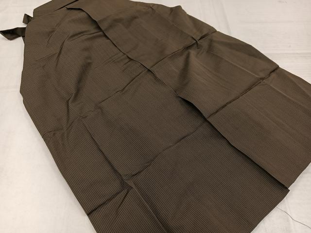 平和屋着物●男性　行灯袴　縞　正絹　逸品　AABK3277ph