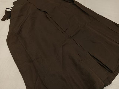 平和屋着物●男性　行灯袴　縞　正絹　逸品　AABK3279ph