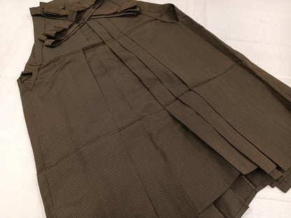平和屋着物●男性　行灯袴　縞　正絹　逸品　AABK3281ph