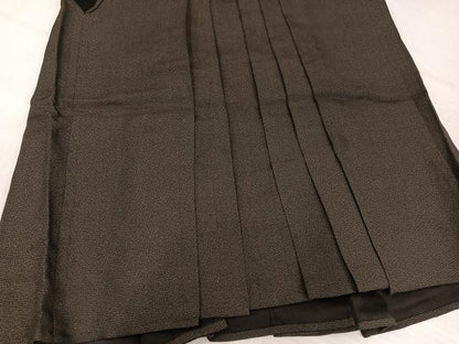 平和屋着物●男性　行灯袴　幾何学文様　正絹　逸品　AABK3282ph