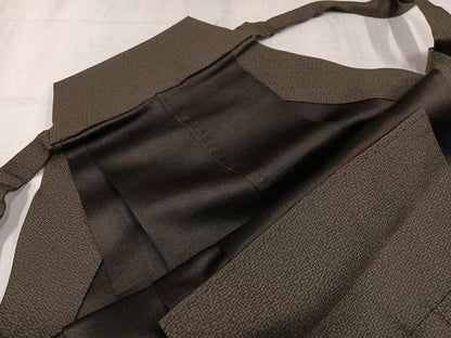 平和屋着物●男性　行灯袴　幾何学文様　正絹　逸品　AABK3282ph