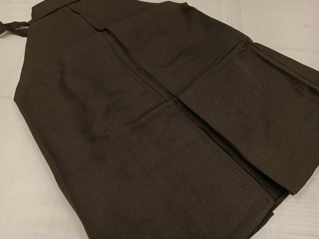 平和屋着物●男性　行灯袴　幾何学文様　正絹　逸品　AABK3282ph