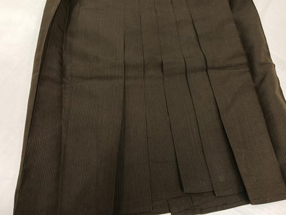 平和屋着物●男性　行灯袴　縞　正絹　逸品　未使用　AABK3283ph