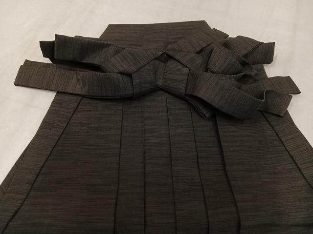 平和屋着物●男性　行灯袴　横段文　正絹　逸品　AABK3284ph