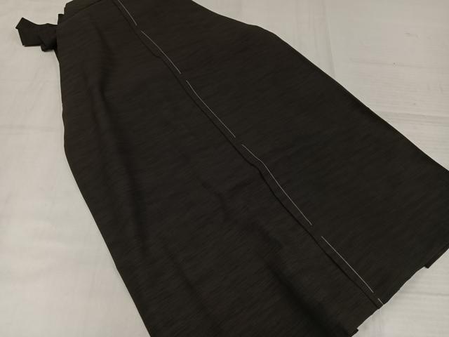 平和屋着物●男性　行灯袴　横段文　正絹　逸品　AABK3284ph