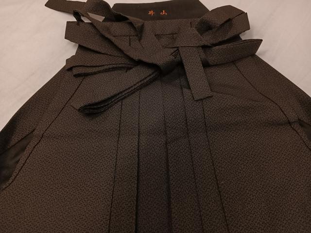 平和屋着物●男性　行灯袴　幾何学文様　正絹　逸品　AABK3286ph