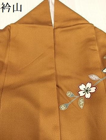 平和屋着物●訪問着　駒刺繍　枝花文　暈し染め　金彩　正絹　逸品　AABK3292ph