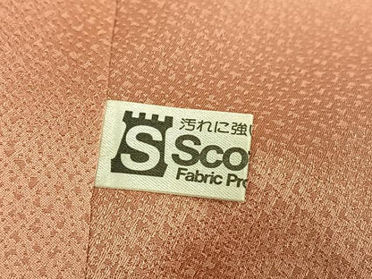 平和屋着物●訪問着　駒刺繍　枝花文　暈し染め　金彩　正絹　逸品　AABK3292ph