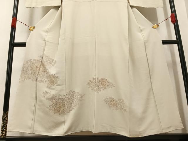 平和屋着物●豪華色留袖　総刺繍　中国三大刺繍　汕頭刺繍　スワトウ刺繍　花尽くし　正絹　逸品　AABK3298ph