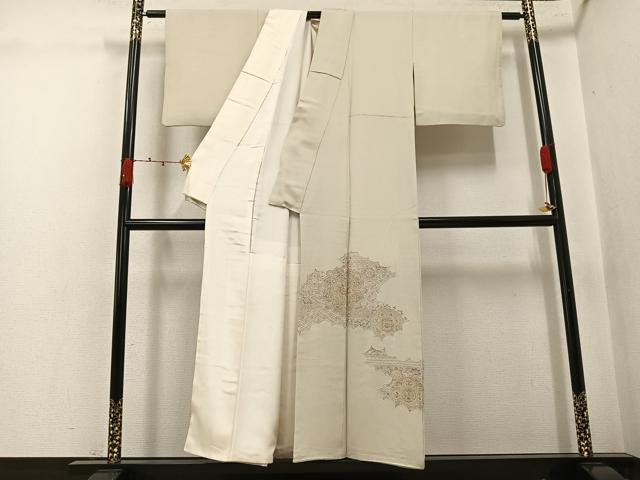 平和屋着物●豪華色留袖　総刺繍　中国三大刺繍　汕頭刺繍　スワトウ刺繍　花尽くし　正絹　逸品　AABK3298ph