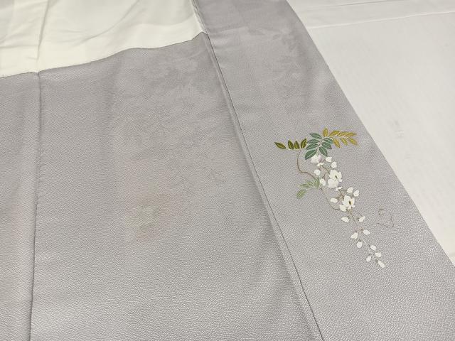 平和屋着物●訪問着　地紙花文　暈し染め　金彩　正絹　逸品　AABK3301ph