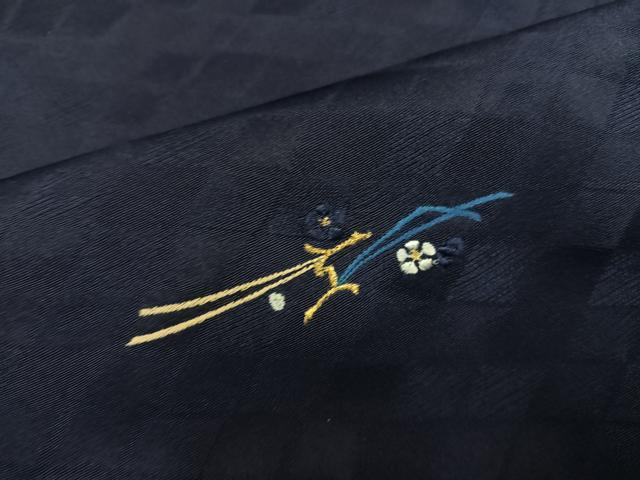 平和屋着物●訪問着　総刺繍　宝尽くし　金糸　正絹　逸品　未使用　AABK3302ph