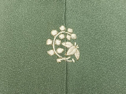 平和屋着物●訪問着　刺繍　花鼓文　暈し染め　金彩　ロング丈　正絹　逸品　AABK3310ph